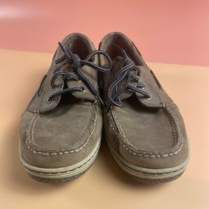 Sperry Top-Sider | Men’s Gray Leather Shoes | Size 11